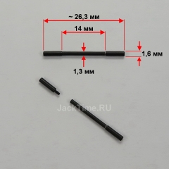 Крепление для ремешка: 14 мм, ø1,3 мм, Black | SM Hanowa