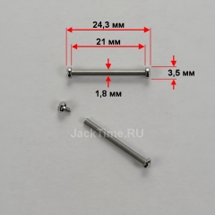 Крепление для ремешка: 21 мм, ø1,8 мм, Silver, тип 2 | Festina